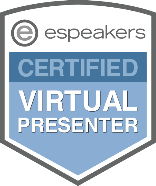 eSpeakers Certified Virtual Presenter badge